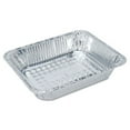 thumbnail image 2 of Aluminum Oblong Container 1-lb Capacity 4.56 x 5.56 x 1.63 Silver 1000/Carton 205930, 2 of 6