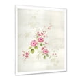 thumbnail image 2 of Designart 'Abstract Retro Drawing of Flowers II' Vintage Framed Art Print, 2 of 4