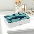 thumbnail image 6 of Whale Jewelry Organizer Travel Organizer Display Case - PU Leather with Removable Compartment, Portable, 6 of 6