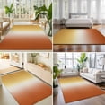 thumbnail image 4 of Large Area Rugs 8'x10', Burnt Orange Yellow Ombre Carpet Runner Indoor Outdoor Rugs Home Decor Aesthetic, Contemporary Art Abstract Aesthetics Non Slip Mats Accent Rug for Living Room Bedroom, 4 of 8