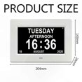 thumbnail image 4 of Senior-Friendly Wall Clock with Large Display for Time, Date, and Calendar Visibility, 4 of 5