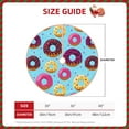 thumbnail image 4 of Bingfone Christmas Tree Skirt Mat Christmas Decoration Interior 30"-Donuts, 4 of 8