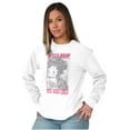 thumbnail image 5 of Retro Betty Boop Cartoon Hot Babe Women's Long Sleeve T Shirt Brisco Brands L, 5 of 6