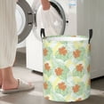 thumbnail image 4 of Goofa Tropical Flowers Printed Circular Hamper,Laundry Basket with Handles,Storage Baskets Foldable,Large Capacity Laundry Hamper-, 4 of 8
