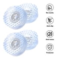thumbnail image 4 of NICERIO White Chair Floor Protectors Noise Reduction and Easy to Use 40Pcs, 4 of 6