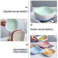 thumbnail image 3 of 8pcs Practical Food Bowls Small Square Dishes Salad Bowls (Assorted Color), 3 of 9