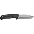 thumbnail image 2 of Camillus Hawker 9.4" Fixed Titanium Bonded Drop-Point 4" Blade Knife, Black, 2 of 4