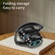 thumbnail image 5 of ¡Descuentos Increíbles!, Auriculares Bluetooth Auriculares inalámbricos Auriculares inalámbricos Bluetooth con reducción de ruido inteligente Estéreo HiFi Auriculares livianos plegables con Akmoler, 5 of 8