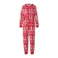 thumbnail image 2 of Family Matching Christmas Pajamas  onesie  Snowflake Deer Print Long Sleeve Sleepwear Nightwear, 2 of 10