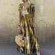 thumbnail image 2 of Vestidos Para Mujer Vestido Largo de Talla Grande Tie-Dye Print Swing Vestido Floral Informal Vestido de Manga Corta Odeerbi  ODB166229, 2 of 8