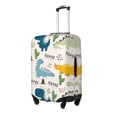 thumbnail image 2 of Wukai Childish Dinosaur Elastic Luggage Cover: Personalized Protection for Your Suitcase - Fits 19~29-inch, Washable & Durable Travel Companion-, 2 of 8