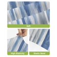 thumbnail image 4 of Blue Gray Bar Stool Covers Set of 6, Modern Simple Abstract White Ombre Texture Stretch Washable Bar Chair Covers with Backs, Removable Pub Counter Height Chair Cover for Kitchen Dining Room Cafe, 4 of 7