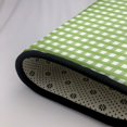 thumbnail image 5 of Green Gingham Shaggy Area Rug, Rugs for Living Room Bedroom Non Slip Door Mat Indoor Carpet Machine Washable Nursery Home Decor Floor Mats for Entryway 60x39in-#, 5 of 5