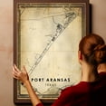 thumbnail image 6 of Port Aransas Vintage Map Prints Canvas, Texas Map Art Canvas, Canvas, Port Aransas Map City style vintage Canvas , Canvas Wall Art, Street Map Artwork Canvas, 6 of 6