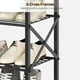 thumbnail image 5 of YATINEY Zapatero de 10 Niveles, Organizador de Almacenamiento de Zapatos, Estante para Zapatos de Gran Capacidad con Capacidad para 40 Pares de Zapatos, Duradero y Estable, para Entrada, Pasillo, Arma, 5 of 5