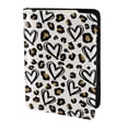 thumbnail image 2 of Pofeuu Heart Leopard Print Travel Document Organizer Passport Holder Men Women for Family (6.5 in x 4.5 in),Wallet Holder Credit Card Clutch Bag Case, 2 of 5