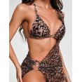 thumbnail image 4 of Conjunto de bikini BELLA BARNETT con cuello halter con estampado de leopardo, 3 piezas, 4 of 4