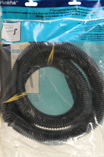 Plumb Pak PP850-13 Corrugated Washing Machine Discharge Hose, 6 ft