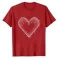 thumbnail image 4 of Purcolt Valentine's Day T Shirts for Men Crew Neck Short Sleeve Shirts Casual Loose Graphic Tees Y2k Vintage Summer Tops, 4 of 5