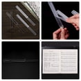 thumbnail image 4 of OUNONA Transparent Acrylic Sheet Music Clip for Fixing Use Small Compact Size Practical Gift for Music Lovers 1 Pair, 4 of 8