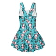 thumbnail image 5 of Uourmeti Cartoon Axolotl Print Girls' One Piece Swim Dress - Sleeveless Skirted Bathing Suit with Built-in Liner, Quick Dry for Beach Pool Vacation, 5 of 8