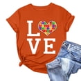 thumbnail image 4 of Mujeres Manga Corta de Verano Tops V-Cuello Impreso Suéter, Blusa de Moda Casual para la Primavera, 4 of 4