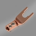 thumbnail image 6 of WINDLAND 4Pcs Speaker Spade Connectors Banana Plugs Y" Copper/Rhodium Plated Spade Plugs Y Spade Plug Speaker Accessories, 6 of 19
