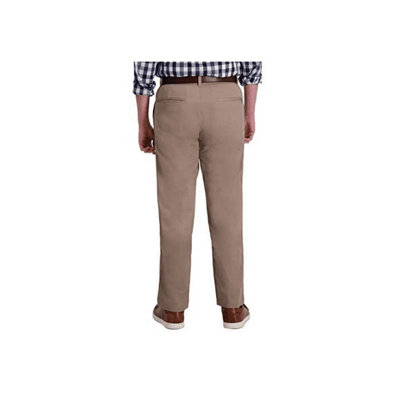 Haggar Men’s Travel Pant (3632, 36X32 , MED KHAKI)