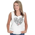 thumbnail image 3 of Live the Life You Love Positive Quote Tank Top Tee Shirt Women Brisco Brands X, 3 of 6
