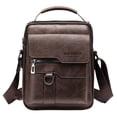 thumbnail image 1 of Dark Brown Men'S Business Work Storage Shoulder Bag/Handbag B, Men'S Business Work Organizer Shoulder & Handbag – Stylish Functional Design for Perfect for Daily Commuting and Storage, 1 of 8