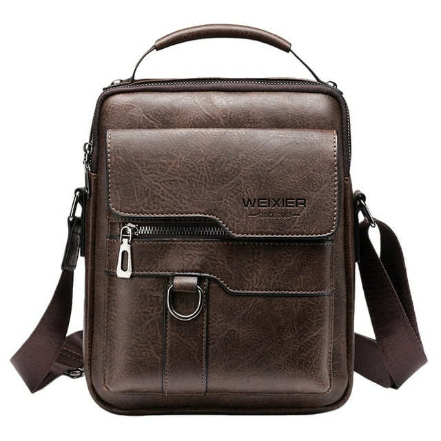 Dark Brown Men'S Business Work Storage Shoulder Bag/Handbag B, Men'S Business Work Organizer Shoulder & Handbag – Stylish Functional Design for Perfect for Daily Commuting and Storage