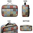 thumbnail image 3 of Pioneer Flower Floral Print Pattern Insulated Lunch Bag Teen, Toddler Lunch Bag,Bento School Lunch Bag for Teen for Work,Picnic or Travel, 3 of 5