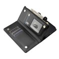 thumbnail image 3 of Leather Wallet Flip Cover for iPhone 15 Pro Max, Multiple Card Slots, Coin Pocket, Zippered Pouch Bag, Removable Wristlet, RFID Blocking Flip Cover, 3 of 4