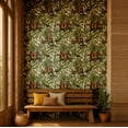 thumbnail image 2 of S4sassy Removable Asian Style Wall Decor, Textured Finish Wallcover, Safari Animal Print Contact Paper for Walls, Dresser, White Self Adhesive Vinyl Wallpaper Roll Contact Paper for Walls - 25"x120", 2 of 9