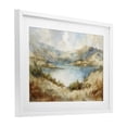thumbnail image 2 of Stupell Industries Traditional Secret Mountain Lake Panorama White Framed Print Under Glass, 20 x 14, by Petals Prints Design, 2 of 8