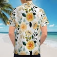 thumbnail image 6 of High Quality Hawaiian Shirts for Men Short Sleeve Aloha Beach Shirt Floral Summer Casual Button Down Shirts Blouses AOEP4Q, 6 of 7
