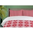 thumbnail image 4 of Ambesonne Floral Duvet Cover Set, Rhythmic Abstract Floral, 2-Calking, Pale Pink and Pale Taupe, 4 of 7