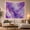Lavender Marble, variant on Abstract Swirling Purple Veins on Soft Lavender Background, Serene Abstract for Art Lovers, Modern Wall Decor, Housewarming Gift, Tapestry Wall Hanging for Bedroom and Living Room