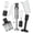 Blender Stick 7 Accessories, variant on MuellerLiving Ultra-Stick Immersion Hand Blender, 500W Heavy Duty Motor, 8-Speed Turbo Setting, Includes Blending Shaft, Whisk, Milk Frother & Measuring Beaker