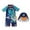 Other, variant on Esho 1-7T Toddler Boys Rashguard Kids Short Sleeve Cartoon Dinosaur One-Piece Swimsuit with Sun Hat