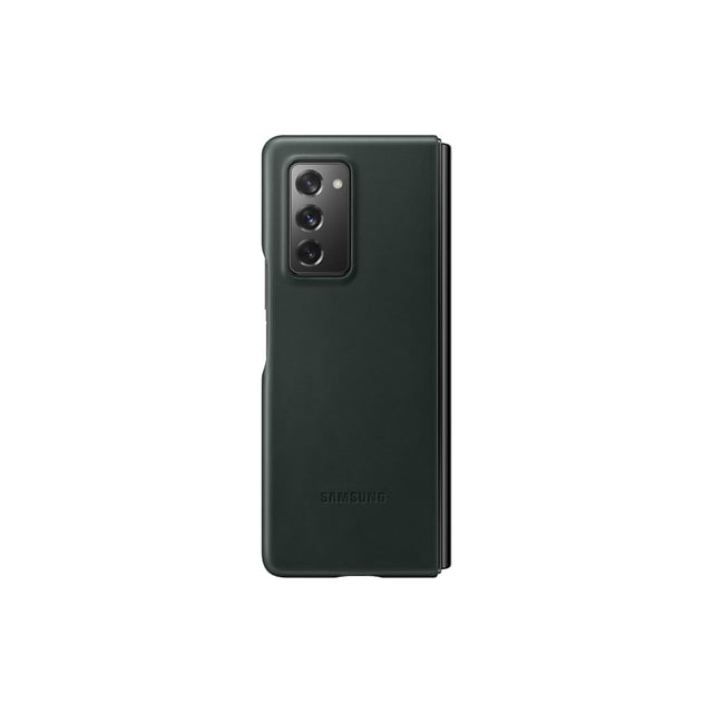 Funda para Samsung Galaxy Z Fold 2 5G de Cuero Verde