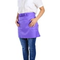 thumbnail image 5 of Kitchen Aprons, 7 Solid Half Length Practical Apron Bulk Women Men Apron With Pockets For Kitchen Restaurant Chef BBQ Drawing, 5 of 5