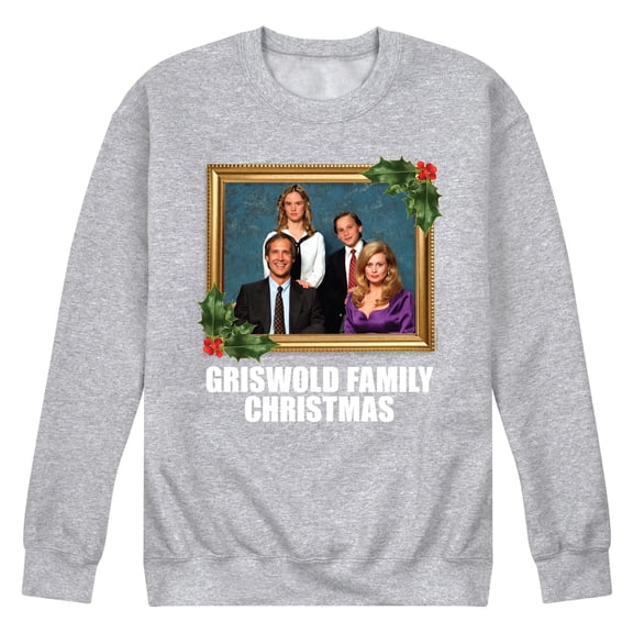 National Lampoon's Christmas Vacation - Classic Holiday Portrait - Men's Crew Neck Fleece Pullover