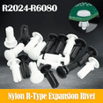 thumbnail image 2 of Nylon Rivet Pressing Button Plastic R Type Expansion Nail Spacer Standoff Buckle Clip Computer PCB PC Board Motherboard Fixing, 2 of 5