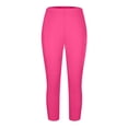 thumbnail image 5 of gbyLJF Plus Size Pants for Women Solid Color Elasitic Waist Long Pants with Pockets Casual Leggings Yoga Pant L-5XL, 5 of 7