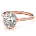 thumbnail image 4 of Auory Perfect Rose Gold Moissanite Solitaire Ring for Proposing to Her, 4 of 10