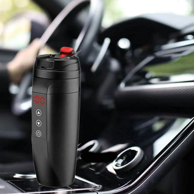 Hervidor de agua eléctrico Macarena para coche 0,4 l 90 W 21 x 7 cm con tapa sellada 12v