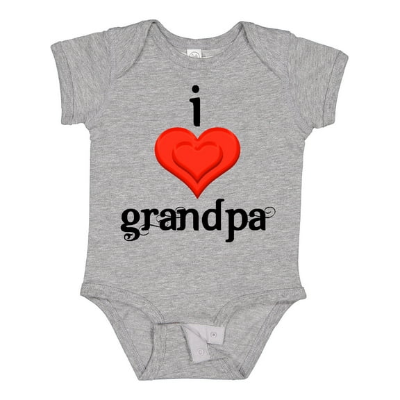 Inktastic I Love Grandpa Boys or Girls Baby Bodysuit