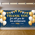 thumbnail image 6 of Gold Balloon Thank You Banner Decorative Support Appreciation Decoration for Employee Corporate Party, 6 of 8