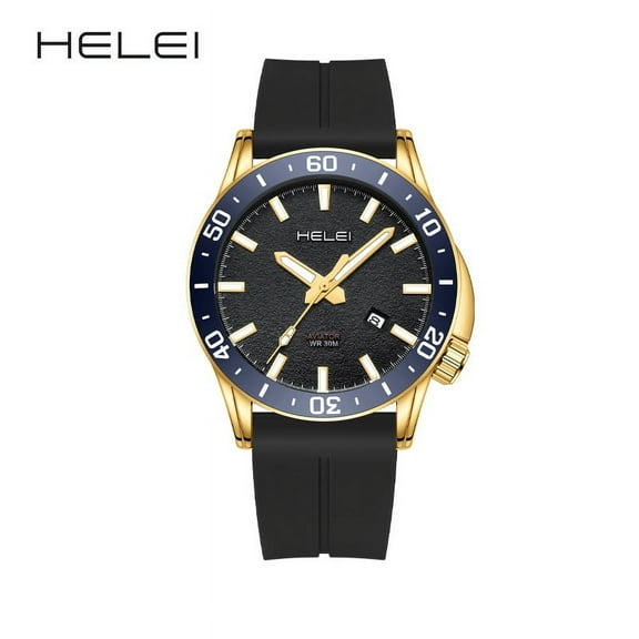 HELEI Men's Quartz Watch Waterproof Wristwatches 797449204280